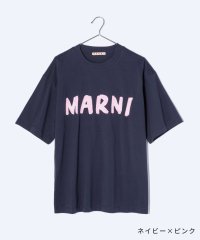 MARNI/マルニ MARNI THJET49EPH USCS11 Tシャツ レディース 半袖 カットソー クルーネック オーバーサイズ レタリングプリント/505275273