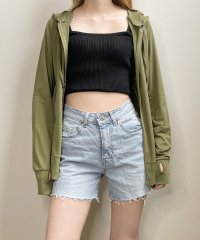 shopnikoniko/ショップニコニコ ShopNikoNiko サムホール付き ラッシュガード ジップパーカー 【4月上旬頃】 トップス 長袖 フード付き フィンガーホール 涼感 /505275467