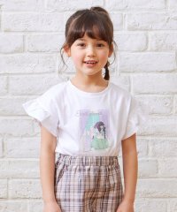 anyFAM（KIDS）/袖フリル エモプリント Ｔシャツ/505276685