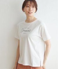 ikka/ロゴフォトプリントTシャツ/505082133