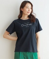 ikka/ロゴフォトプリントTシャツ/505082133