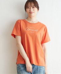 ikka/ロゴフォトプリントTシャツ/505082133