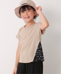 ikka kids/ドット柄サイドプリーツTシャツ（120〜160cm）/505255503