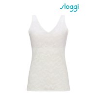 sloggie/スロギー sloggi スロギー ゴー オールラウンド レース カップ付きトップ ラージ ホワイト(LLー3L)/505262347