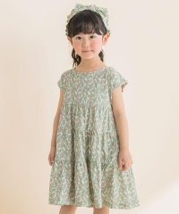 Noeil aime BeBe/2点セットリボンターバン＆花柄ティアードワンピース(80~130cm)/505274443