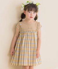 Noeil aime BeBe/チェック切り替え重ね着風ワンピース(80~130cm)/505274444