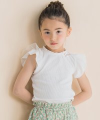 Noeil aime BeBe/チュールフリルロール襟Tシャツ(80~130cm)/505274456