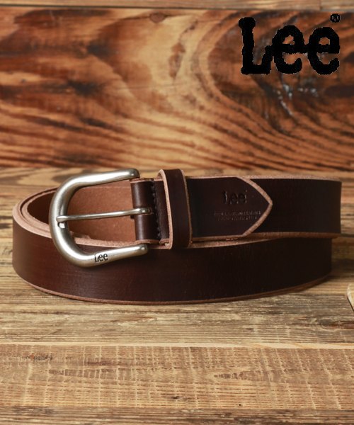 クーポン】【セール10%OFF】【Lee/リー】手染めレザーベルト 30mm幅