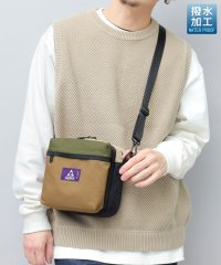 AMS SELECT/GERRY / ジェリー / 撥水加工 リサイクルポリエステル REPREVE マルチポケット 正方形 ミニショルダーバッグ / 旅行バッグ/505277308