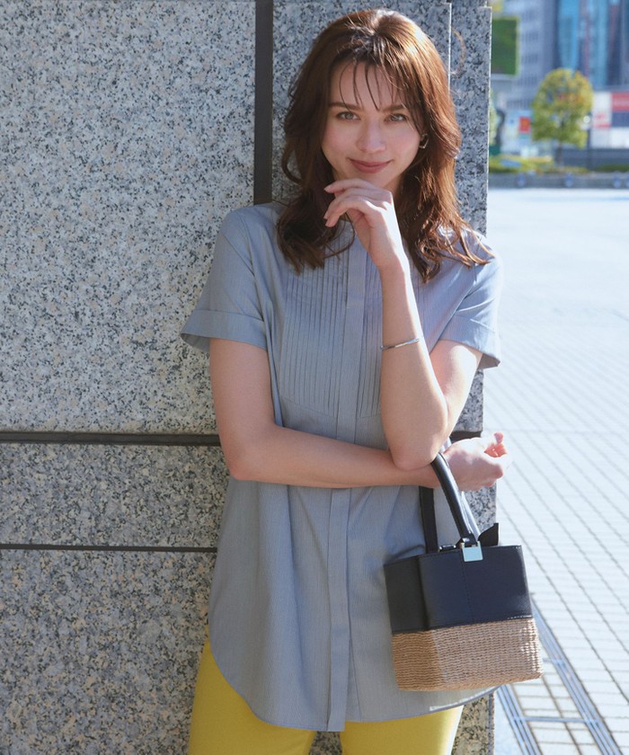 セール 30%OFF】【洗える】コットンポプリン ピンタック