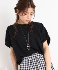 SHOO・LA・RUE　DRESKIP/【接触冷感】ヒップも二の腕もカバー 袖口ギャザードルマンTシャツ/505278384