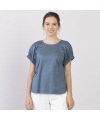 Liliane Burty ECLAT/【S・Mサイズ】袖ギャザー　プルオーバーＴシャツ/505278424