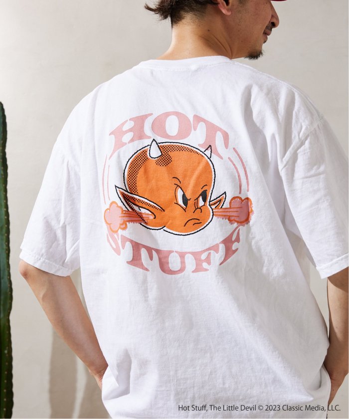 セール 30%OFF】【HOT STUFF × relume】別注 ロゴTシャツ
