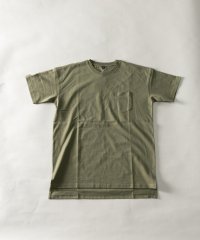 Nylaus/ピーチスキン加工 ポケット付き ショートスリーブTシャツ/505279343