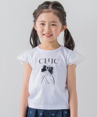 BeBe/パリジェンヌプリントTシャツ(100~150cm)/505265744