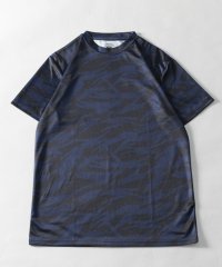 Nylaus select/吸汗速乾 総柄プリント 半袖Tシャツ/505279566