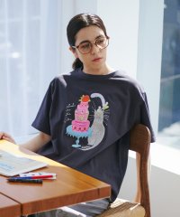 Afternoon Tea LIVING/Tシャツ/猫とケーキ/松下さちこ/505271546