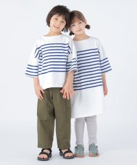 SHIPS KIDS/SHIPS KIDS:100～170cm / パネル ボーダー 半袖 TEE/505279680