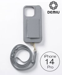 Demiu/【Demiu / デミュ】POCHE iPhone14Pro  iPhoneケース アイフォンケース レザー 手帳型 本革 牛革 ストラップ付/505206084