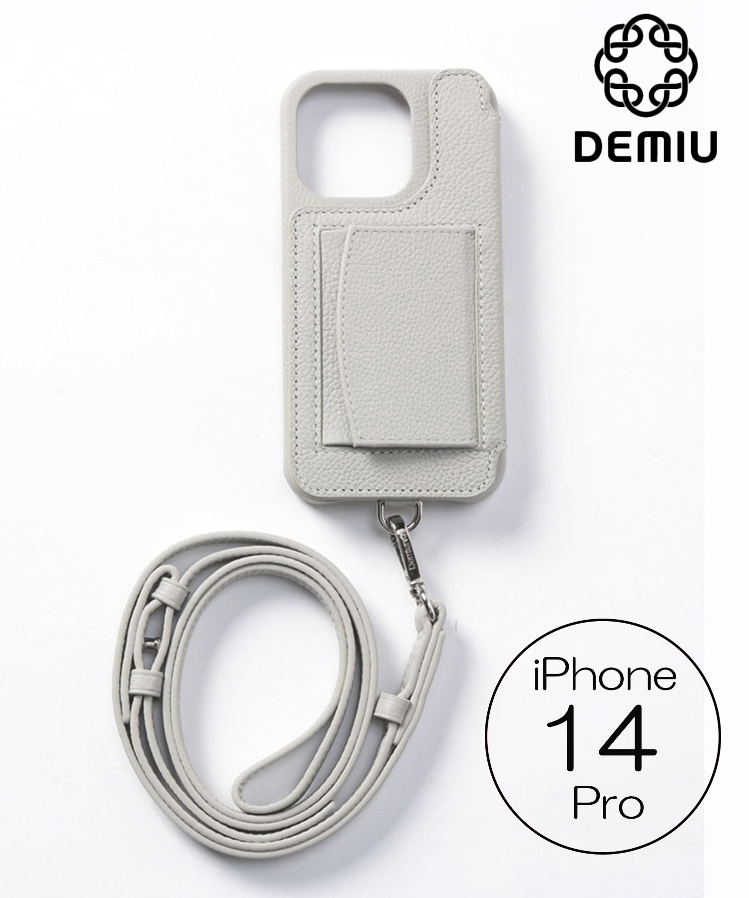デミュウ DEMIU 【Demiu / デミュ】POCHE iPhone14Pro iPhone