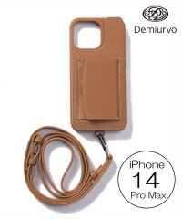 Demiu/【Demiu / デミュ】POCHE iPhone14ProMax iPhoneケース レザー 手帳型 本革 牛革 アイフォンケース ストラップ付/505206085