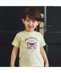 BRANSHES/【Cat's ISSUE】ネコプリント半袖Tシャツ（こども）/505223058