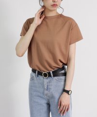 Fizz/クールタッチカノコ モックネックTシャツ レーヨン　冷感/505276042