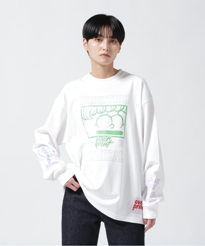 クーポン】overprint/オーバープリント/COMICS Heavy LS Tee/プリントT ...