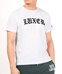 LUXSTYLE/LUXE/R(ラグジュ)立体ロゴプリント半袖Tシャツ/Tシャツ メンズ レディース 半袖 ロゴ プリント 春夏/505280134