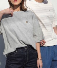 ZIP FIVE/動物刺繍Tシャツ/505281717