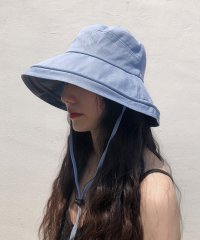 SEU/UV対策サマーハット つば広 小顔 紫外線対策 バケットハット 帽子 おしゃれ 韓国ファッション/505282327