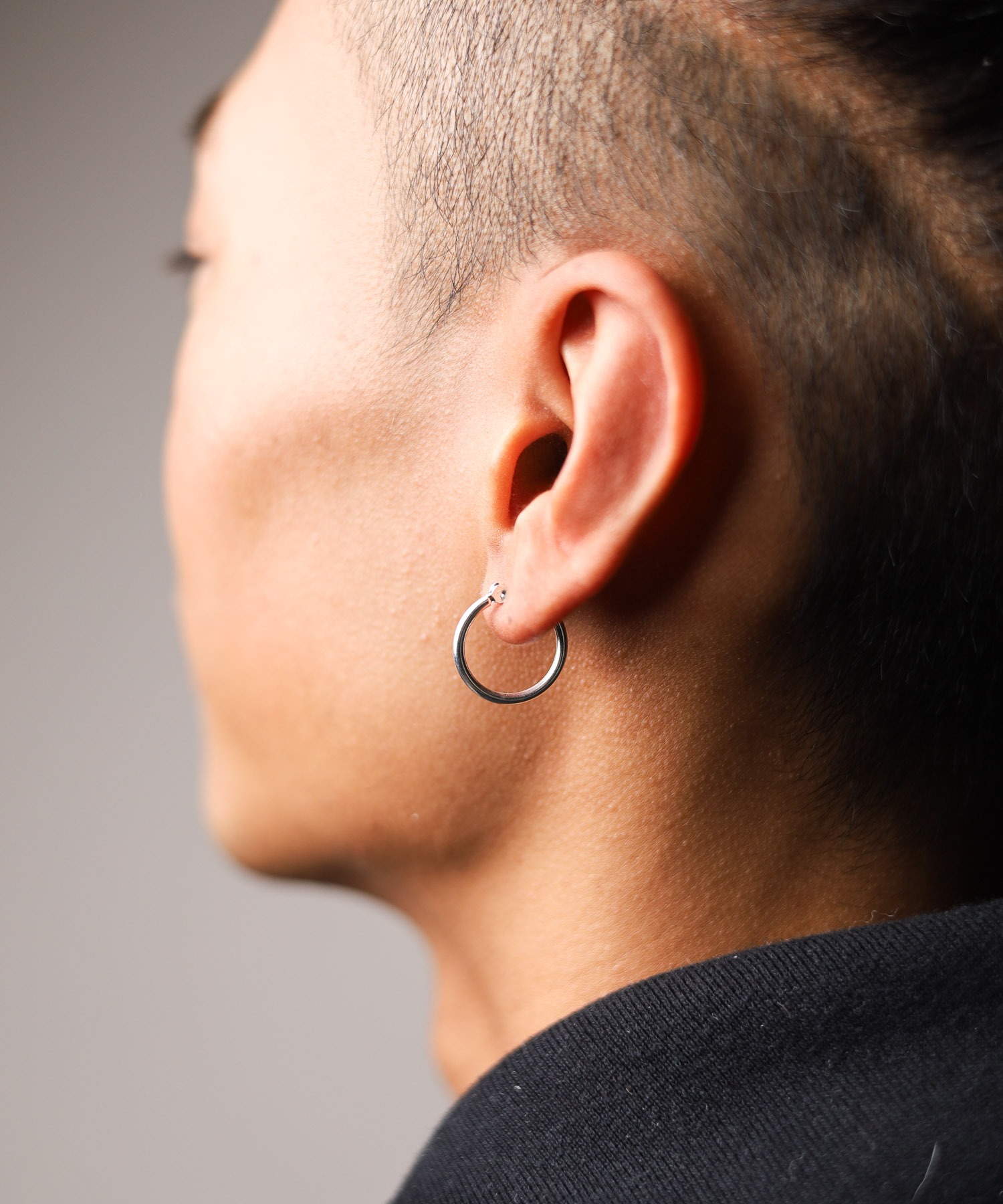 セール】【Al】【PA23002-2】【Pledge】Silver 925 Hoop Earrings