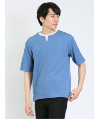 m.f.editorial/鹿の子 フェイクキーネック 半袖 メンズ Tシャツ カットソー カジュアル インナー ビジネス ギフト プレゼント/505282651