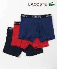 LACOSTE/ラコステ LACOSTE ボクサーパンツ 3枚セット 6H3420 父の日 ギフト プレゼント 贈り物 アンダーウェア 下着 メンズ/505247392