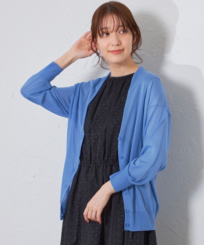 セール】【Heavenly Sheer Knit(ヘブンリーシアーニット)】ドルマンV