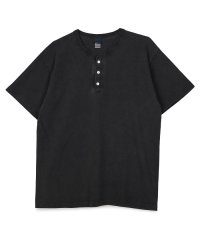 Good On/Good On グッドオン Tシャツ 半袖 メンズ 無地 ヘンリーネック S/S HENLEY NECK TEE ブラック ネイビー ベージュ 黒 GOST 1/505270479