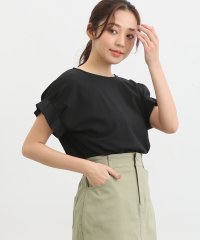 Honeys/袖タックＴシャツ/505282437