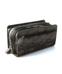 KAZZU SELECT/カッズセレクト KAZZU SELECT セカンドバッグ メンズ ハンドバッグ 大容量 ダブルファスナー 軽量 バック パイソン柄 蛇革風 2042H/505283773