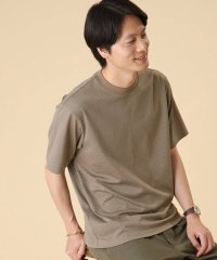 TAKEO KIKUCHI/コクーン・シルエット ガンクラブチェック ジャカード Tシャツ/505284006