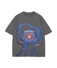 HOOK/【HOOK】個性派抽象画プリント半袖ビッグTシャツ/505285295