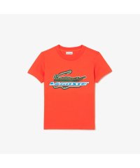 LACOSTE KIDS/BOYS アレンジグラフィックプリントクルーネックTシャツ/505213123