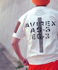 AVIREX/《WEB&DEPOT限定》 REMODEL DESIGN CREW NECK T－SHIRT/リモデルデザイン半袖Tシャツ/505283417