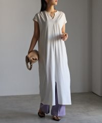 Bonjour Sagan/ボンジュールサガン BONJOUR SAGAN キーネックTシャツワンピース/505285752