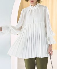 RUIRUE BOUTIQUE/ルイルエブティック RUIRUE BOUTIQUE プリーツプルオーバーブラウス/505286064