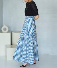 RUIRUE BOUTIQUE/ルイルエブティック RUIRUE BOUTIQUE ミックスギンガムチェック・フレアスカート/505286079