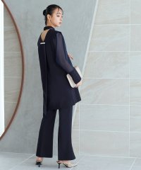 RUIRUE BOUTIQUE/バックパールデザイントップス×フレアスリットパンツセットアップ「PA1176」/505286087