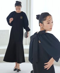 RUIRUE BOUTIQUE/ルイルエブティック RUIRUE BOUTIQUE 構築スリーブマーメイドシルエットロングワンピ/505286089