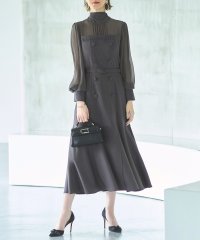 RUIRUE BOUTIQUE/ハイネックリボンマーメイドワンピース「U1215」/505286091