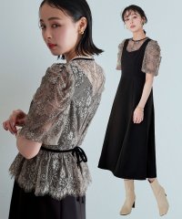RUIRUE BOUTIQUE/ルイルエブティック RUIRUE BOUTIQUE 2WAYレースボレロ×フレアシルエットロングワンピース/505286092