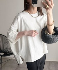 and　Me.../アンドミー andme コットン天竺 ドルマン Tシャツ/505286631